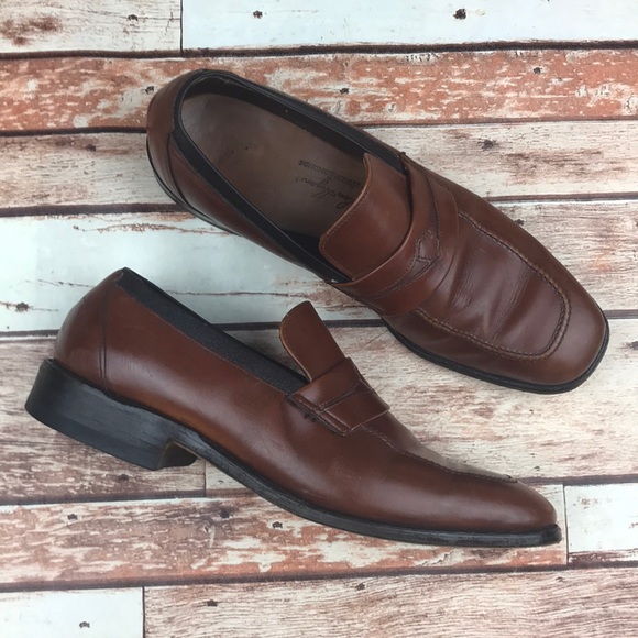 Allen Edmonds Shoes Allen Edmonds Mens 9 M Brown Leather Dress